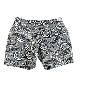 Ann Taylor Loft The Riviera Linen/Cotton Blend Tropical Floral Shorts Size 2
